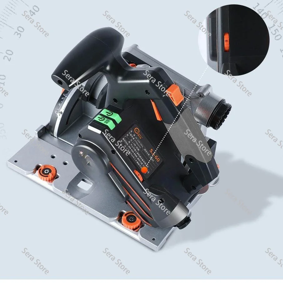 Multifunctional Cutting Table Saw Electric Circular Saw Gypsum Board，Track Saw, Woodworking Portable Chainsaw Cutting Saw