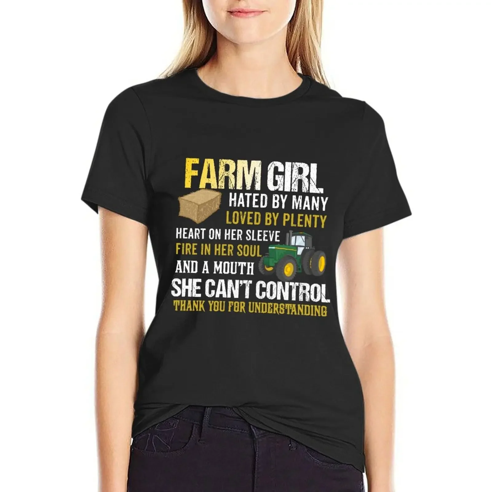 

Футболка FARM GIRL с животным принтом, летние топы, топы для любителей спорта, футболки в стиле вестерн для женщин