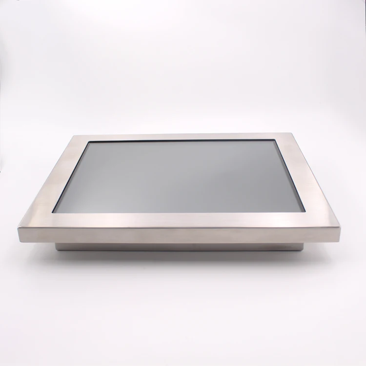 Os fabricantes de PCs industriais SUS304 fornecem display de painel de toque PCAP à prova d'água de 21 polegadas IP68