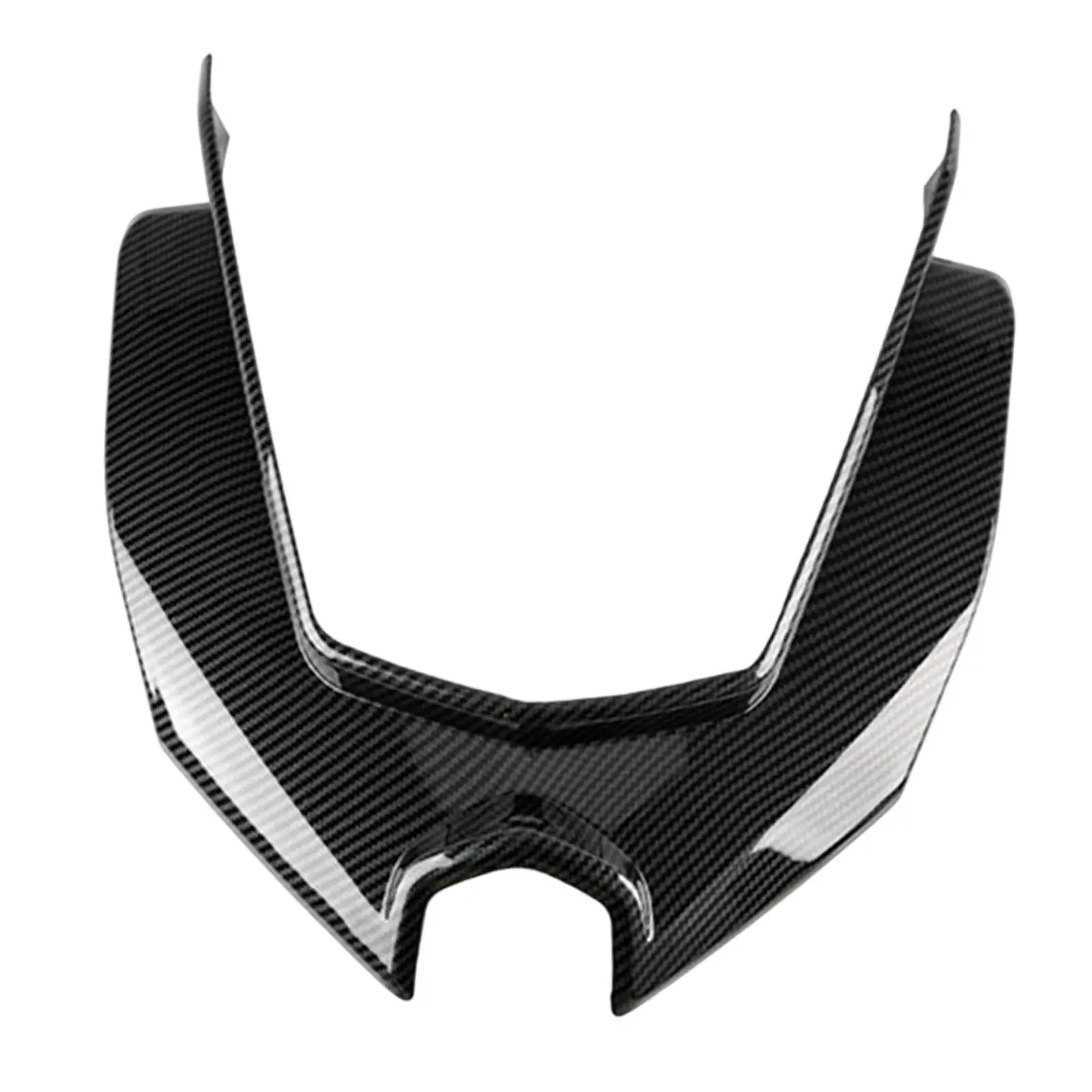 Headlight Upper Panel Cover Fairing for Nmax 155 V3 Black Cover Motorcycle Parts Easy Installation Weather Resistant