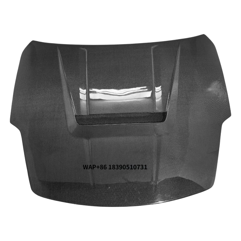 

Carbon Fiber Front Engine Bonnet Hood for 370Z Sport Coupe Vented Design with New Condition and Included Screws