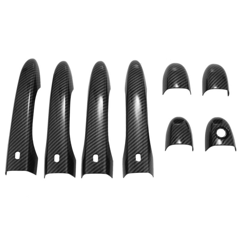 

Наружная крышка дверной ручки из углеродного волокна, отделка, украшение для Maserati Levante 2016 2017 2018 ghiали 2014-2018 Quattroporte 2013-2017