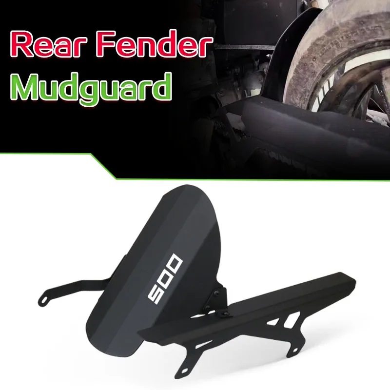 

Motorcycle Rear Fender Mudguard Wheel Hugger Splash Guard Cover Protector Fit For NINJA500 For Z500 SE 2024 2025