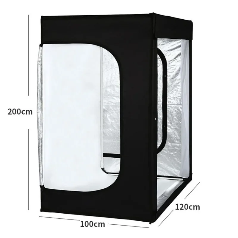 Boîte à lumière de grande taille 200cm avec 8 lumières LED, boîte à lumière professionnelle pour studio photo