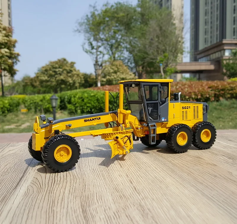 Collectible Gelegeerd Model Geschenk 1:35 Schaal Shantuis SG21-3 Motor Grader Technische Machines Voertuigen Diecast Speelgoedmodel