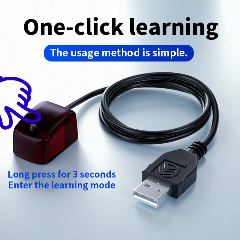 

One Click Learning Remote Control Switch, Universal Infrared Home Appliance Intelligent Automatic Start Switch AT-IR