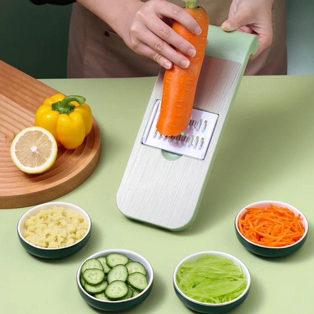 

Vegetable Slicer Grater Peeler Potato Onion Tool ABS Stainless Steel Kitchen Gadgets Easy Clean Veggie