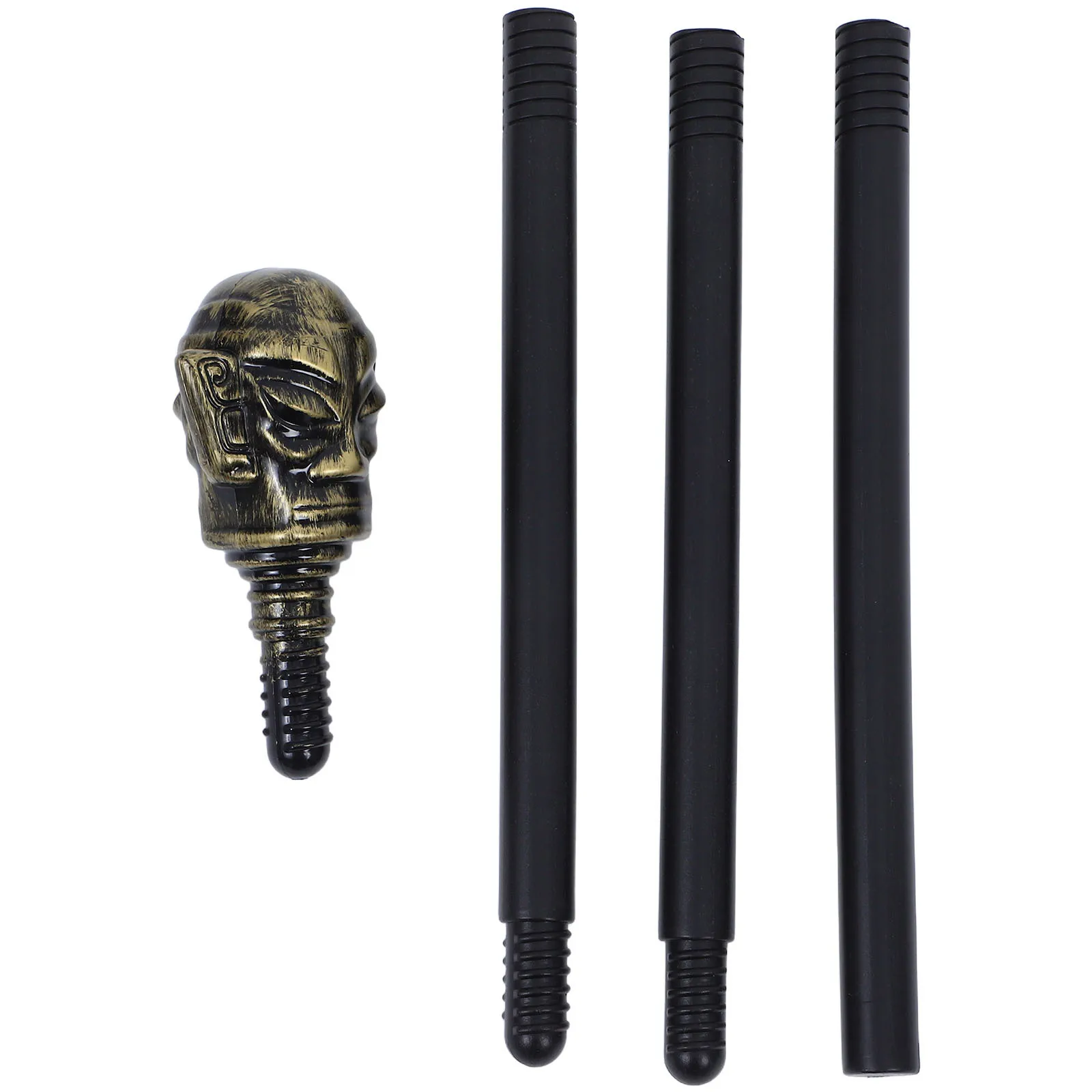 ไม้เท้าพลาสติกสำหรับฮาโลวีน รูปทรงคทาฟาโรห์ ชุดโบราณอียิปต์ ไม้เท้าเดิน ของตกแต่งลึกลับ สำหรับผู้ชาย ผู้หญิง และเด็ก