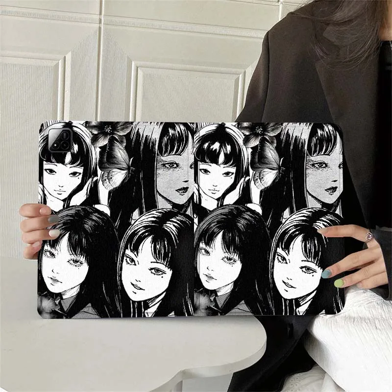 T-Tomies K-Kawakamsis Anime Tablet Case For Xiaomi Redmi Mi Pad 4 5 6 7 8 K SE Mini Pro Plus Max 10.1 11.2  inch