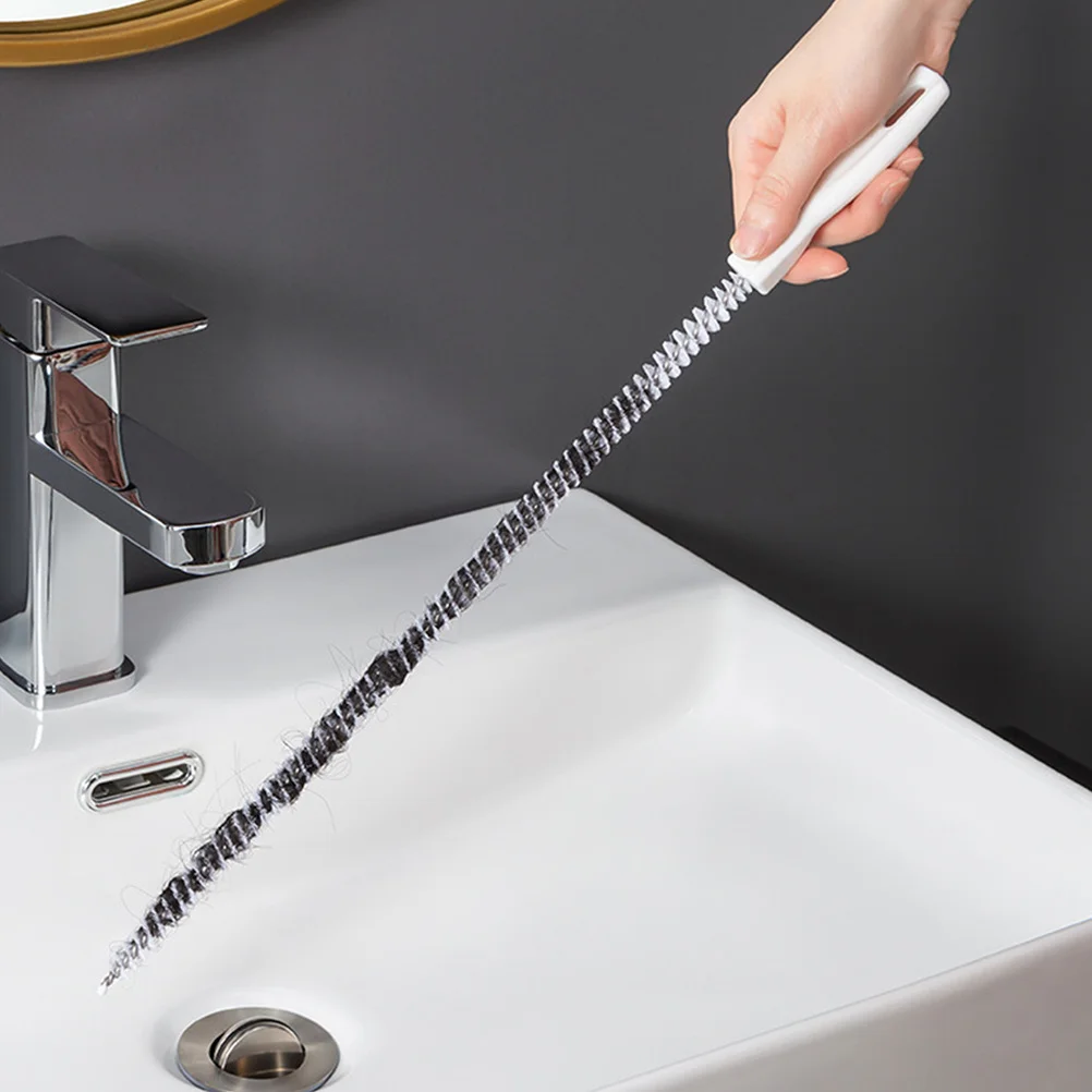 

2pcs Drain Cleaner Sticks Flexible Pp Material For Sink Bathroom Bathtub Hair Clog Remover Dredging Tool Plastic Drain Cleaning