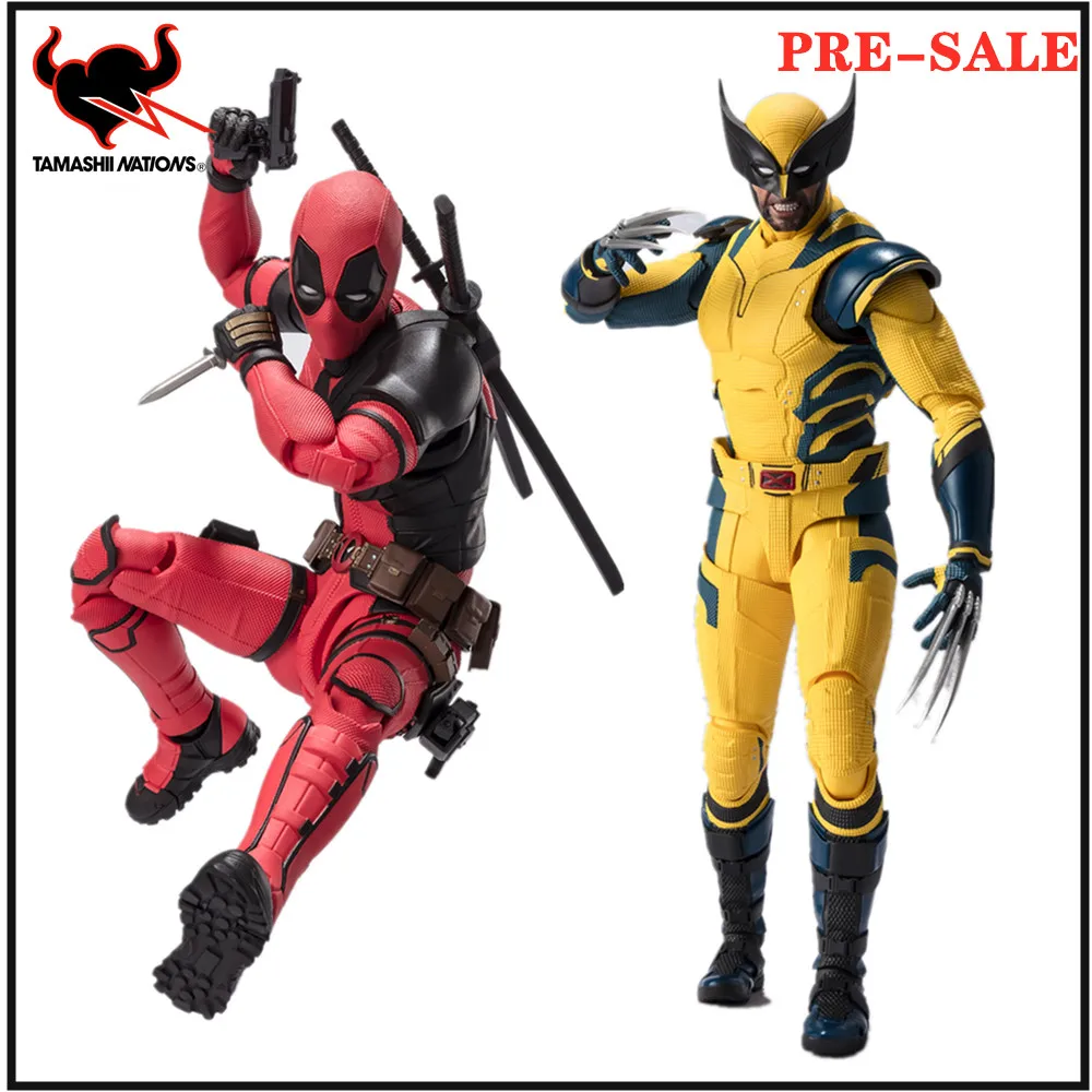 

Original Anime Figure Bandai S.H.Figuarts Wolverine DEADPOOL S.H.Figuarts SHF Action Figure Toys Model Doll Collector Figurine