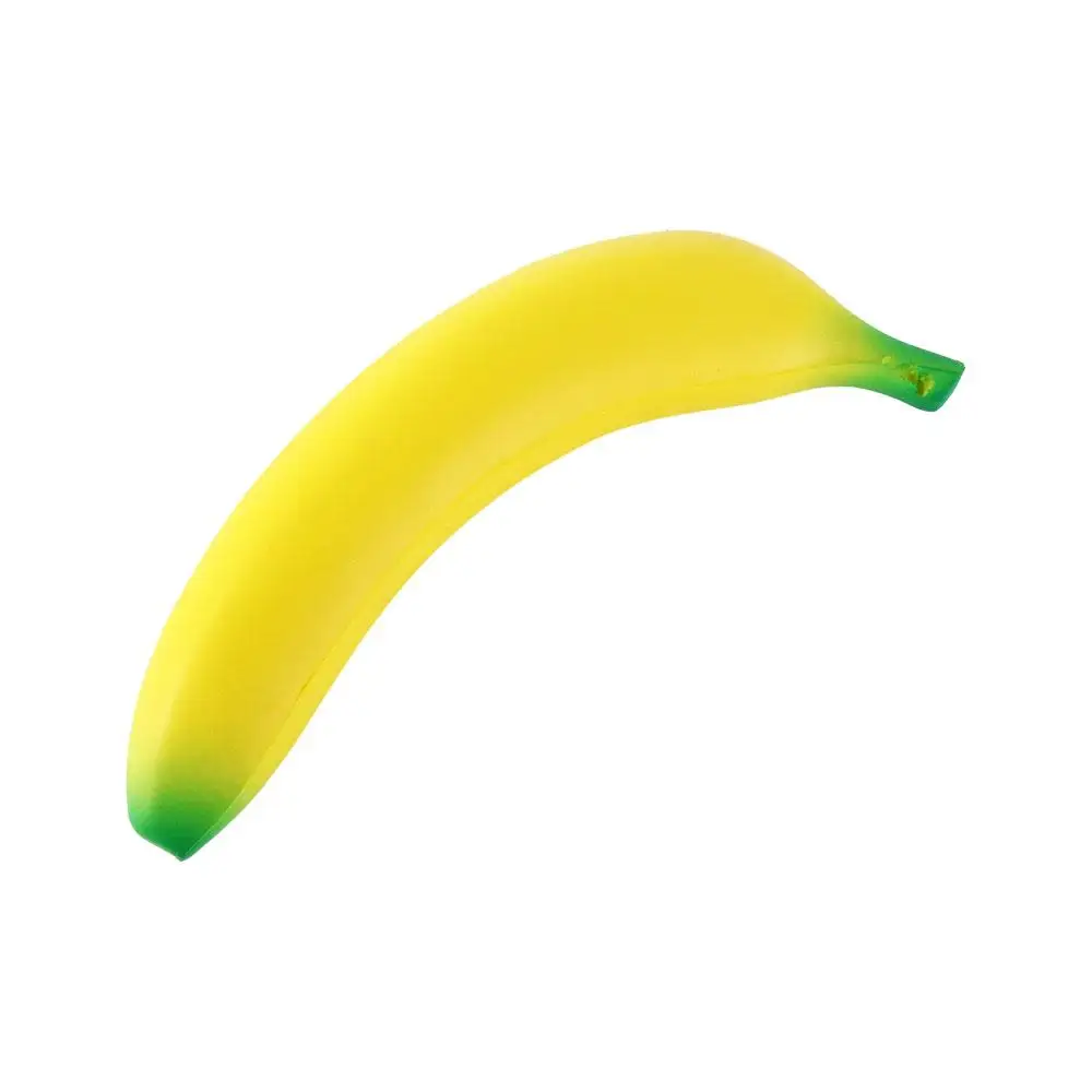 Giocattoli da spremere alla banana a lenta crescita Giocattolo da spremere alla frutta Giallo Verde Spremere Pizzico Giocattolo Simulazione Banana Pu Giocattoli per bambini