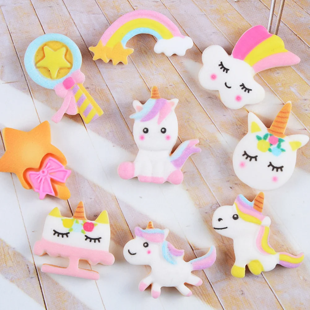

50Pcs Cartoon Shape Metal DIY Jewelry Accessories Durable Kids Handmade Brooch Hair Rope Keychain Scrapbooking Charms