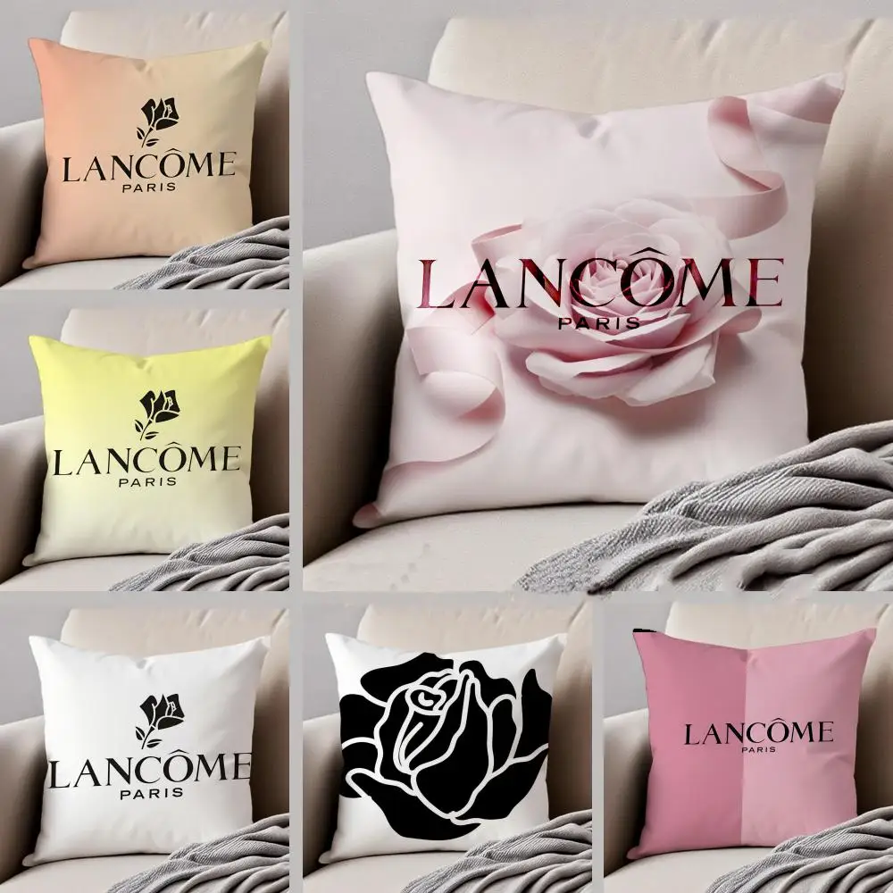 Funda de cojín Lancome de lino, minimalista, suave, transpirable, protectora, decoración para sala de estar