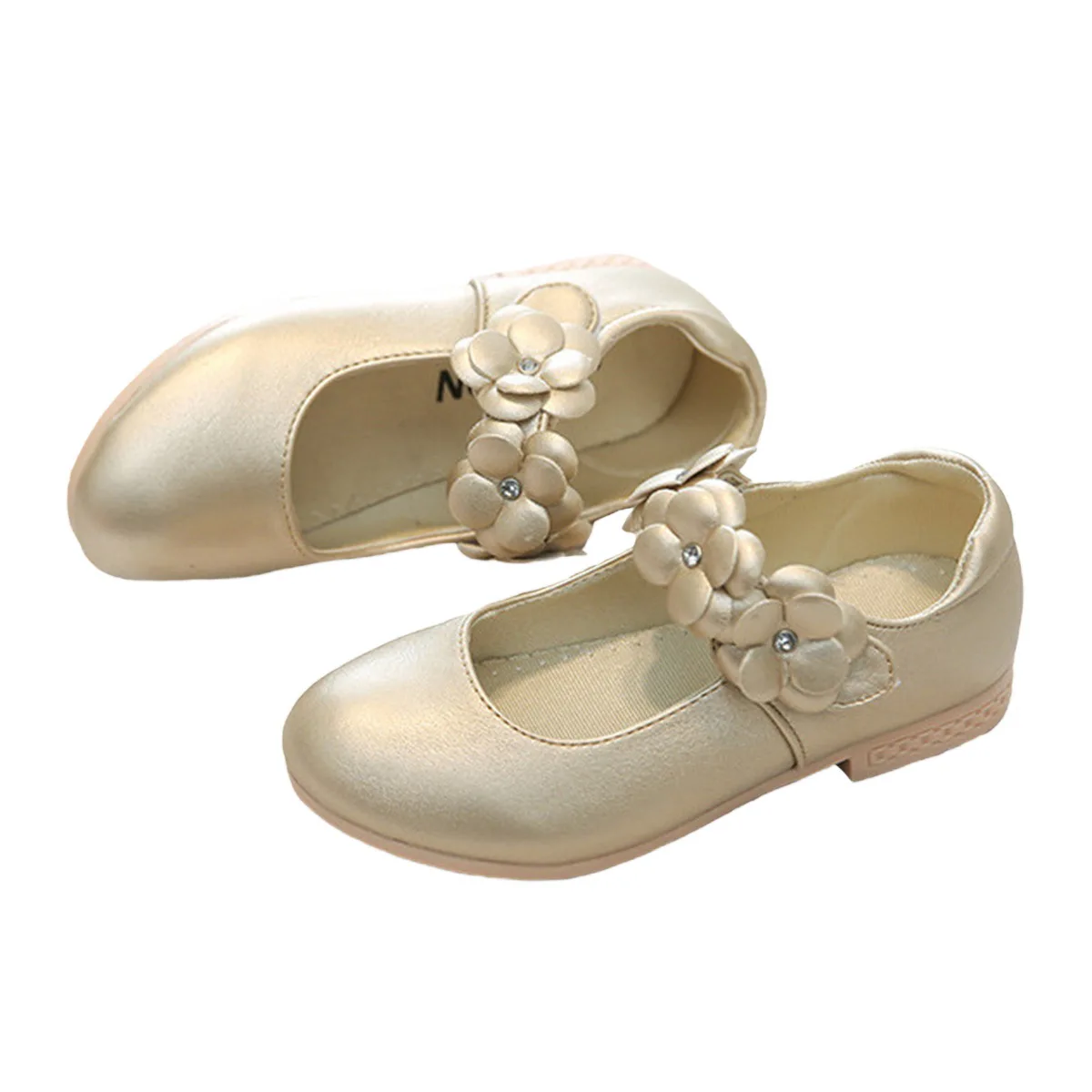 

1Pair Kids Shoes Princess Sole Breathable Casual Golden Size 28 Eu28 Uk10.5 Comfortable Walking Lightweight