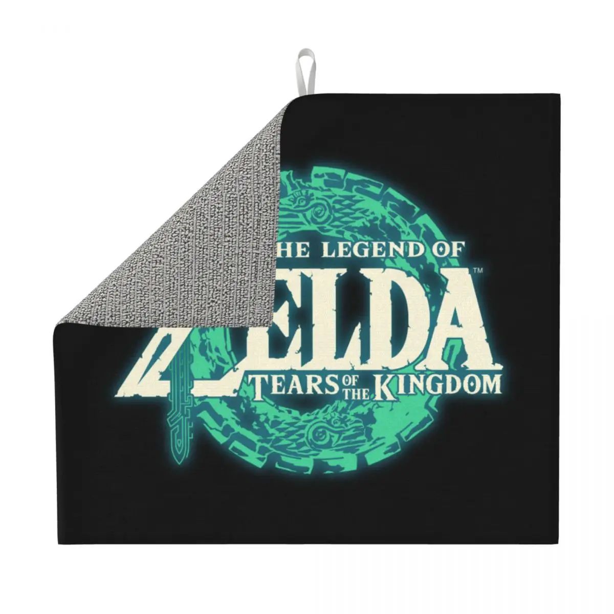 Custom The Legend Of Zeldas Dish Drying Mat for Kitchen Super Absorbent Quick Dry Microfiber Dishes Drainer Pads