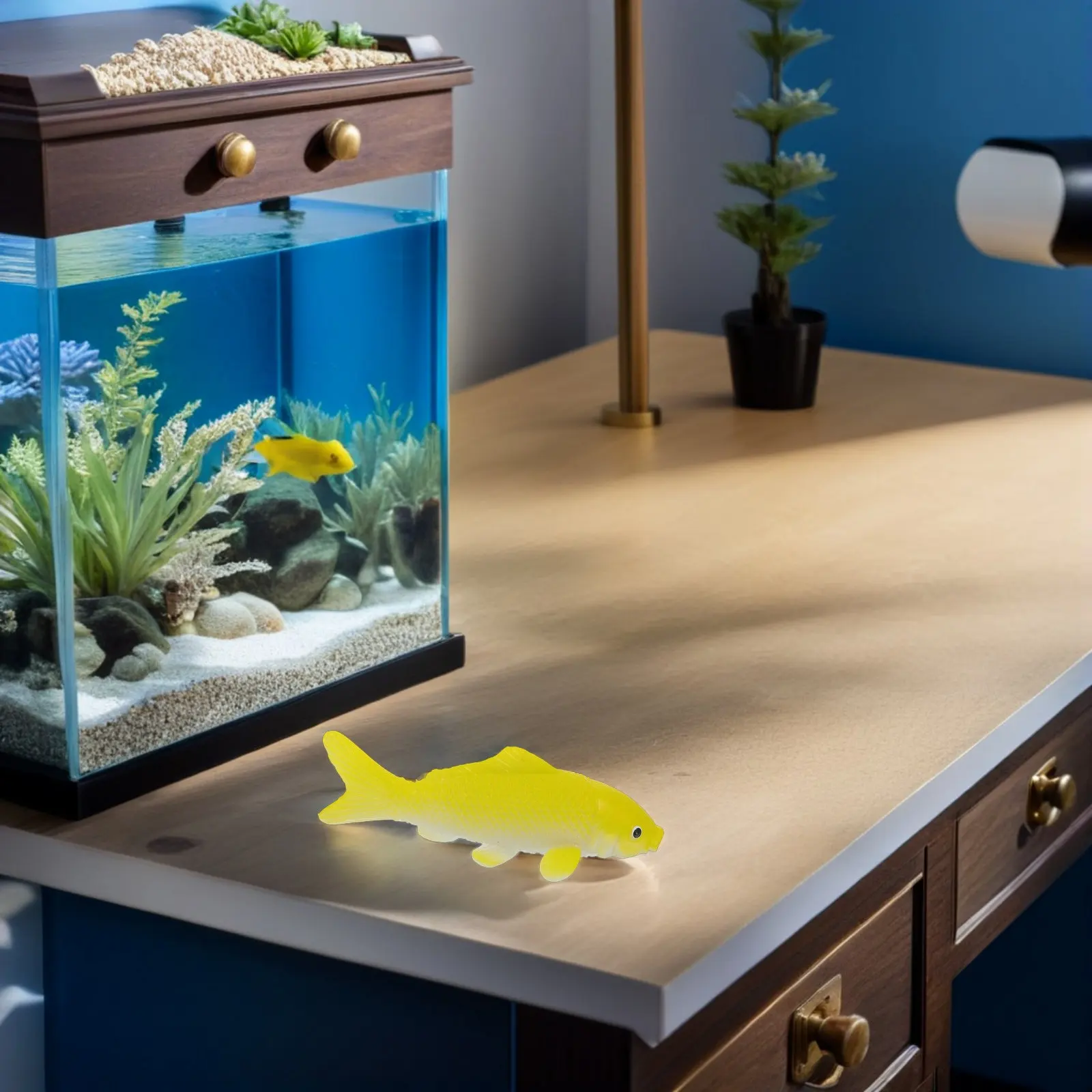 

3Pcs Realistic Artificial Fish Ornaments Floating Aquarium Decorations Lifelike Plastic Fish Tank Landscaping Accessories