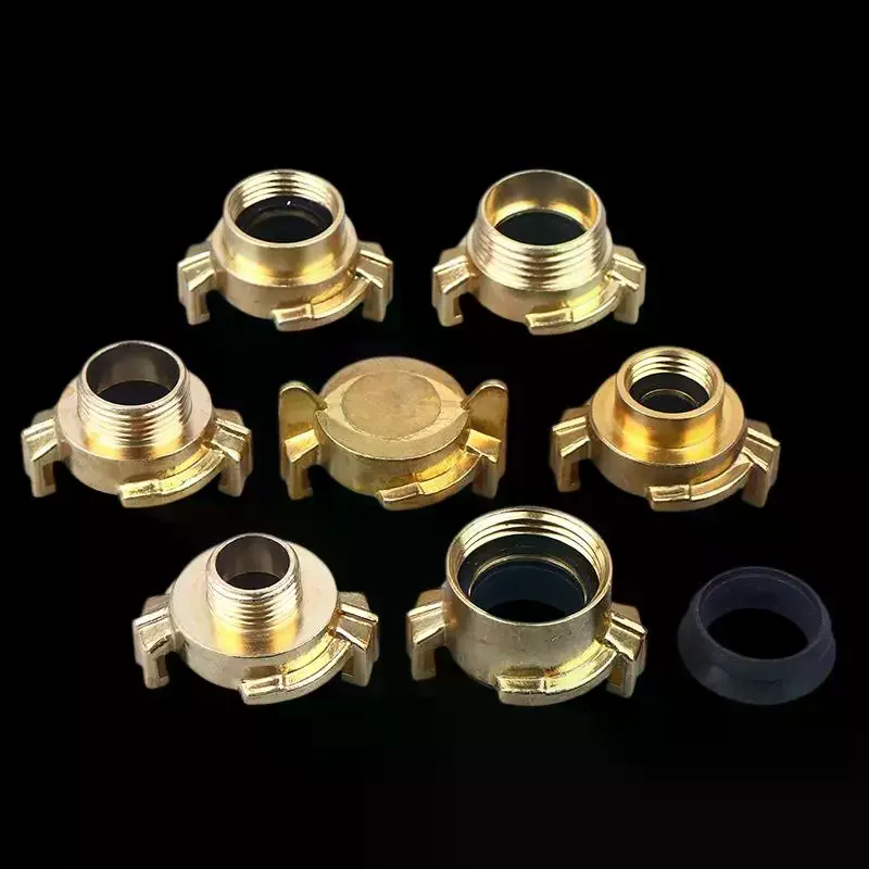 Quick Connect Water Fitting Claw Couplings Tap Connectors Copper DN15 DN20 DN25 Garden Water Hose Connectors