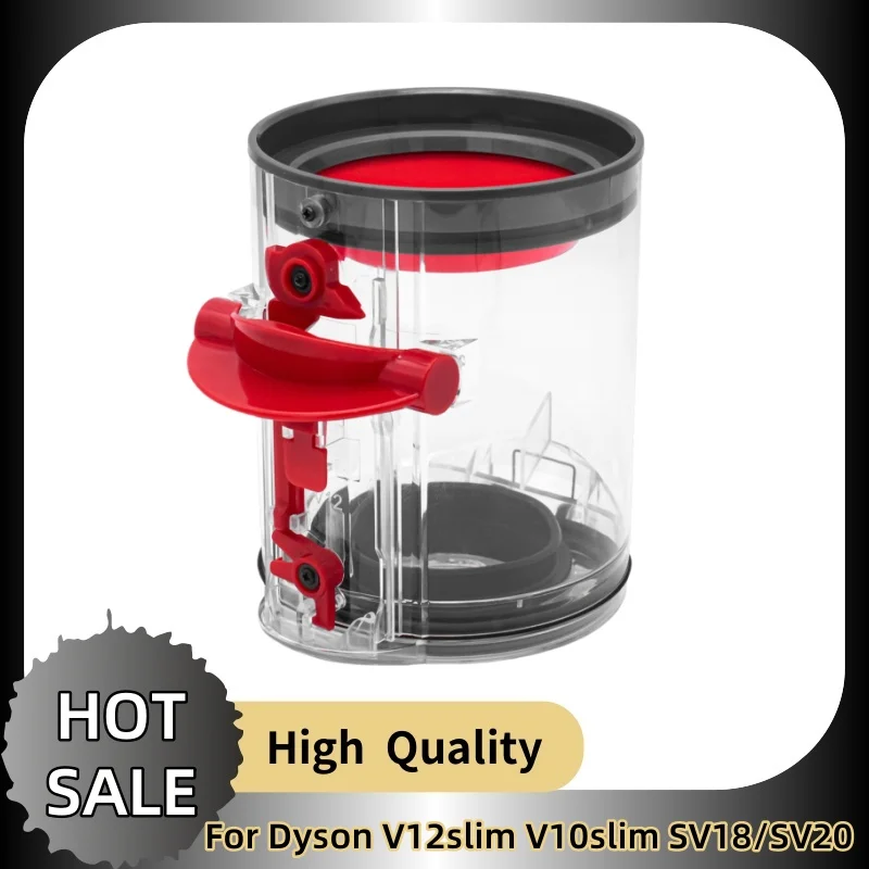 다이슨 핸드헬드 진공 청소기 V12slim, 먼지 수집 버킷 V10slim, 쓰레기통 액세서리 SV18/SV20에 적합