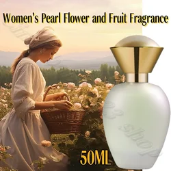 Fragrância feminina pérola flor e fruta fresca e natural de longa duração eau de toilette 50ml