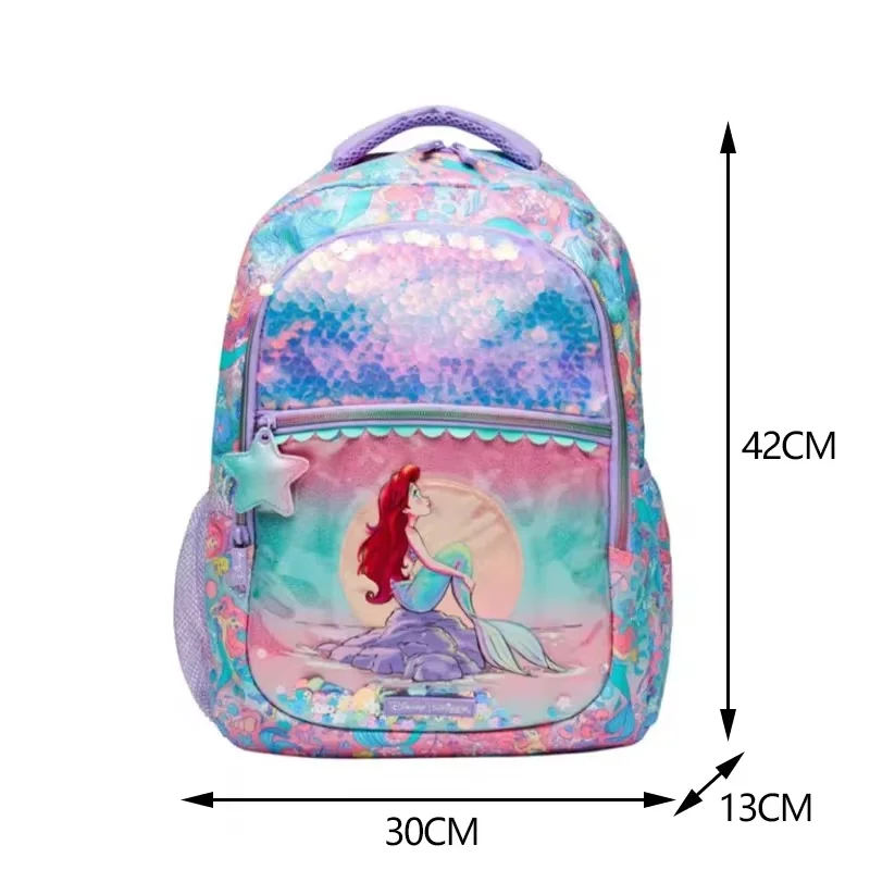 Disney zainetto sirena Ariel Shell ragazza studenti bambini cancelleria zaino grande capacità materiale scolastico regalo di compleanno