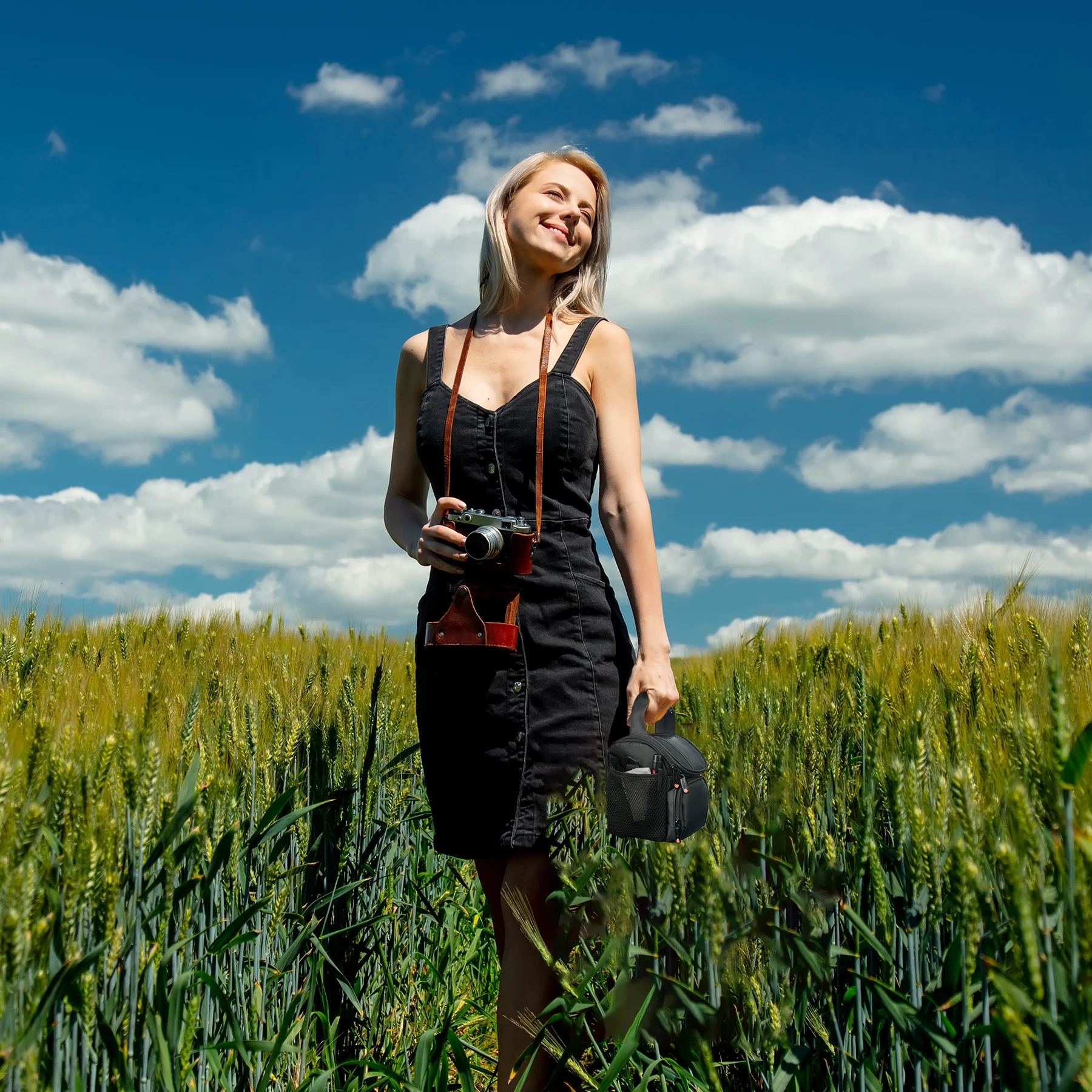 Fusitu حقيبة كاميرا مقاوم للماء DSLR حافظة لكانون EOS 6D 6D2 5D مارك IV II III 5D4 5D3 R 90D 80D 800D 750D 77D 3000D 200D 1500D