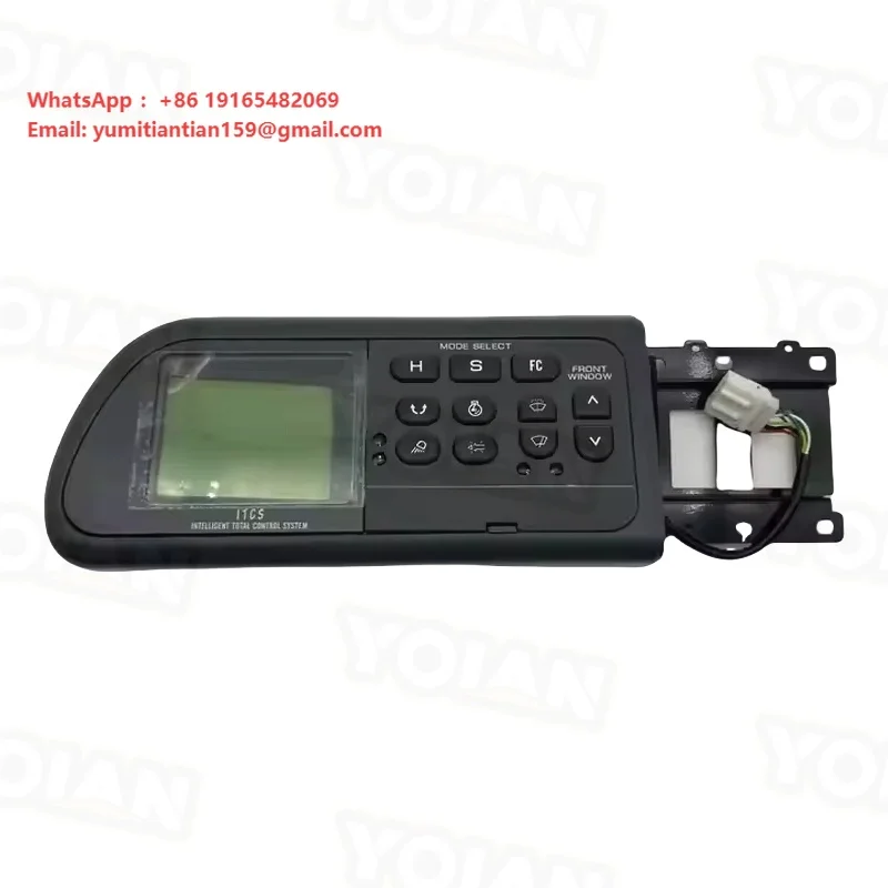 Excavator Accessory Display Screen Monitor YN59S00002F5 Display Panel for Kobelco Excavator SK100-5 SK120-5 SK200-5