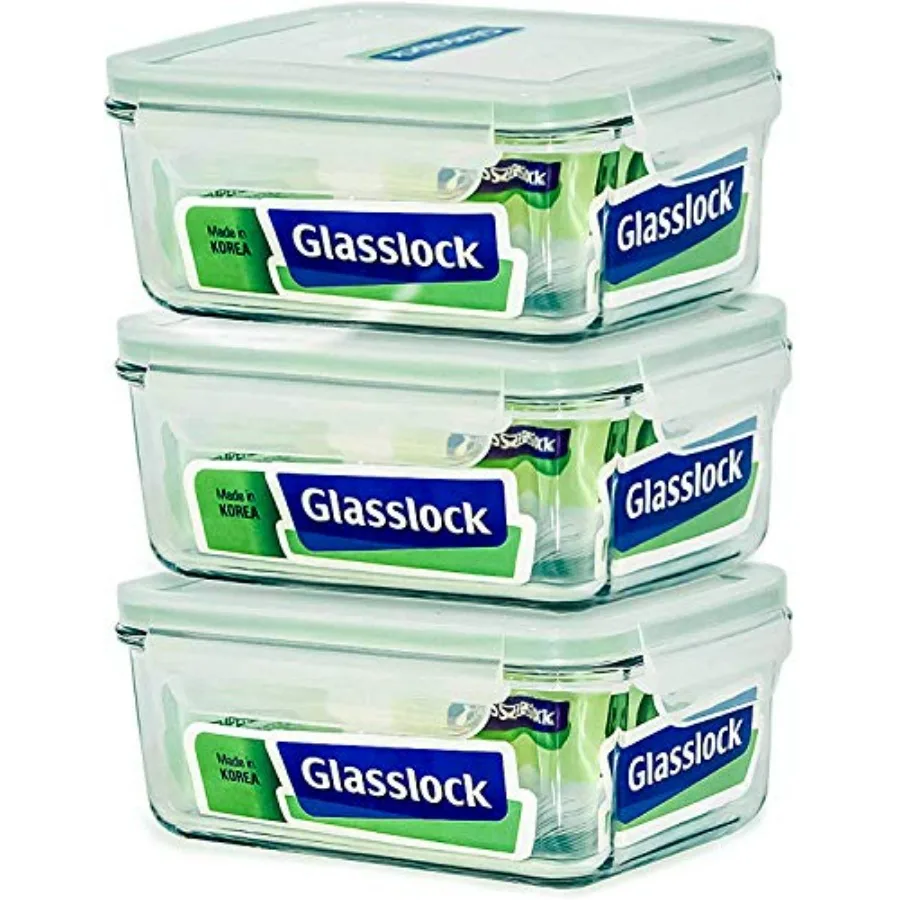

Rectangular FoodStorage Container with Locking Lids Oven and Microwave Safe for Efficient Kitchen Organization Ideal for Meal P