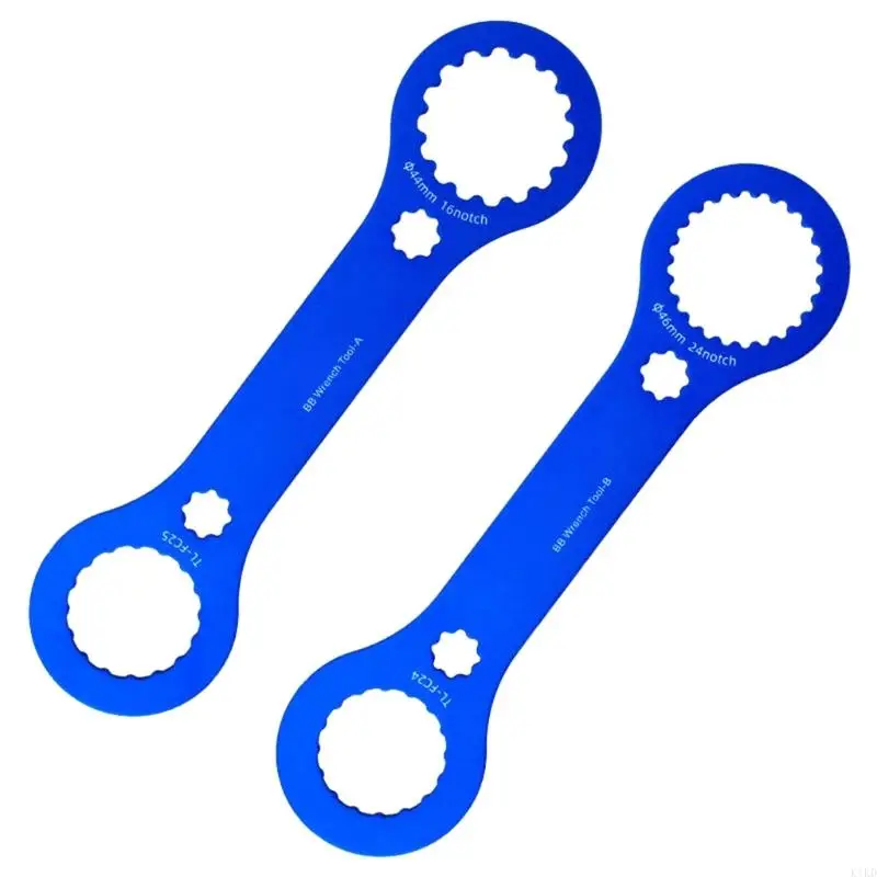 

K1KD 2pcs Dub Bottom Wrench Integrated Set Multifunctional Removal and Installation Tool for BB51 BB52