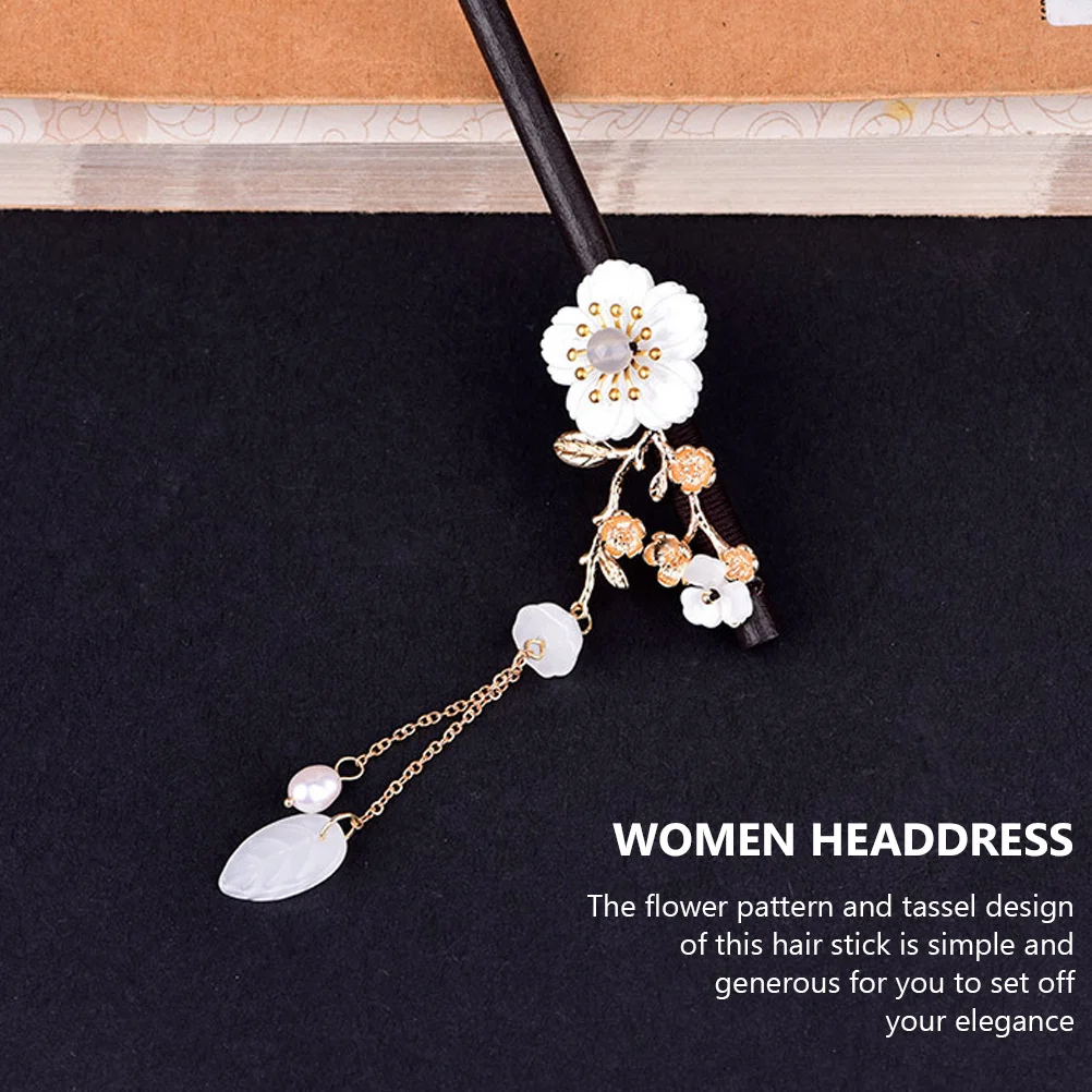 

Vintage Style Tassel Hair Fork Pretty Exquisite Design Easy to Use Tightly Clamp Hair Accessory for Women Tassel Hairpin