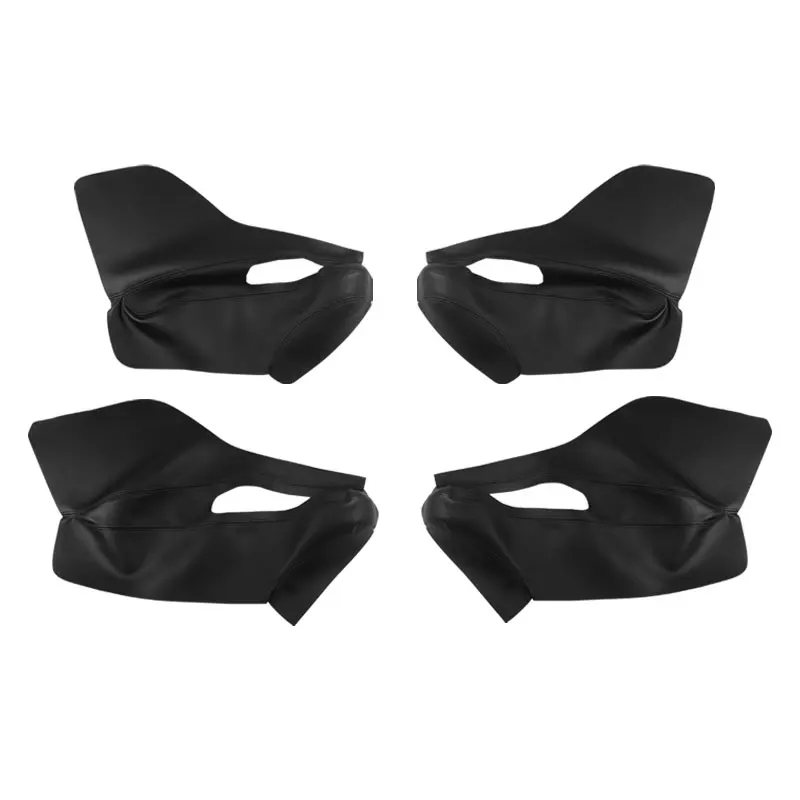 Soft Leather Door Armrest Cover For Jeep Renegade 2015 2016 2017 4pcs/set Car Door Armrest Panel Skin Cover Sticker Trim