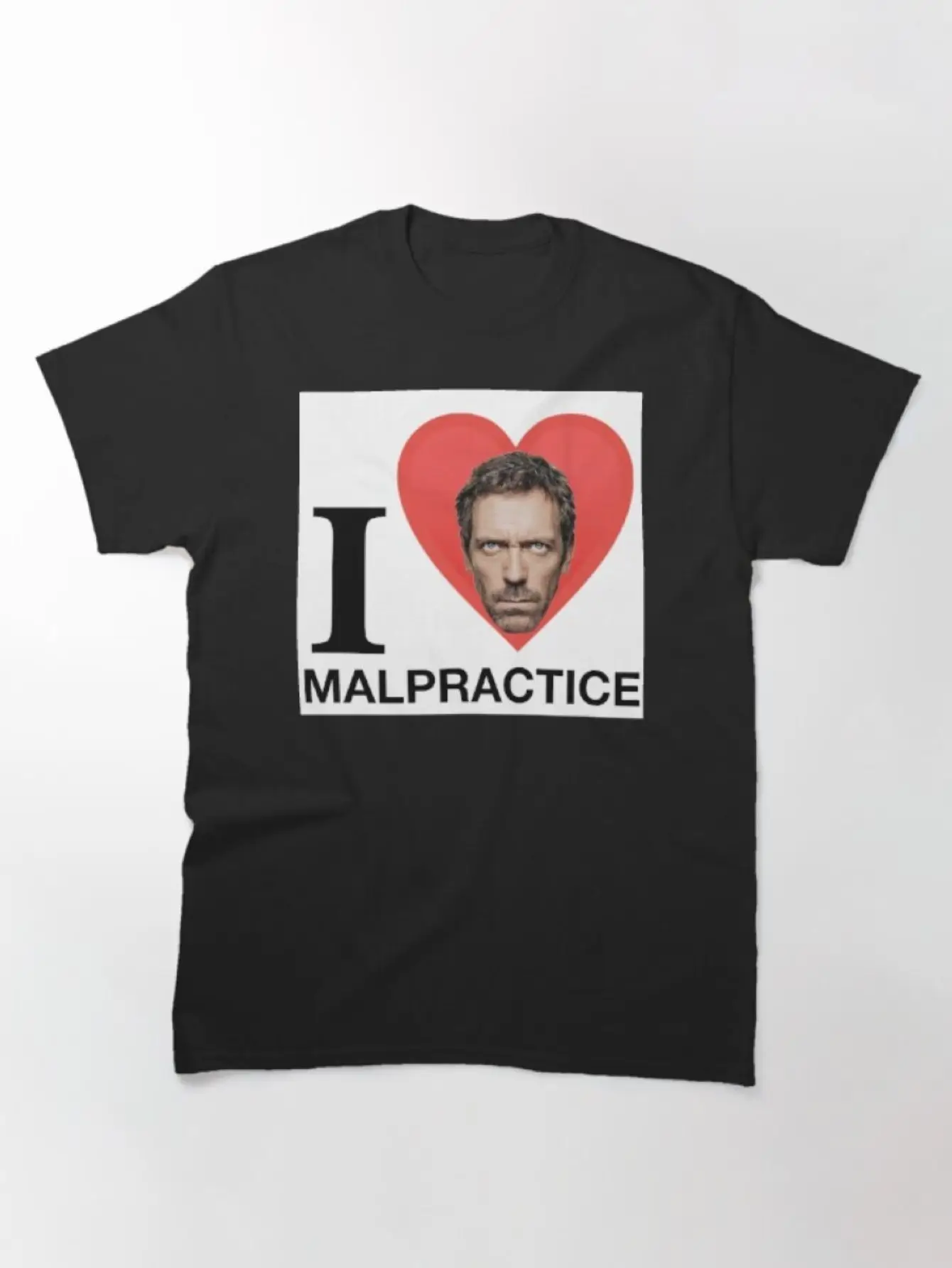 تي شيرت قطني كلاسيكي لعشاق House MD Negligence - قميص كاجوال بأكمام قصيرة ورقبة دائرية للرجال، 180 جرام، مطبوع، قطن، كندي T- #1