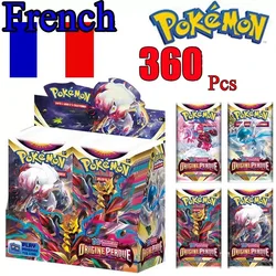 Série Francesa Pokemon Booster Card Pack, Jogo de Tabuleiro, Desenhos Animados De Batalha, Coleção Anime Cartões, Presente De Brinquedo, 360Pcs, Caixa