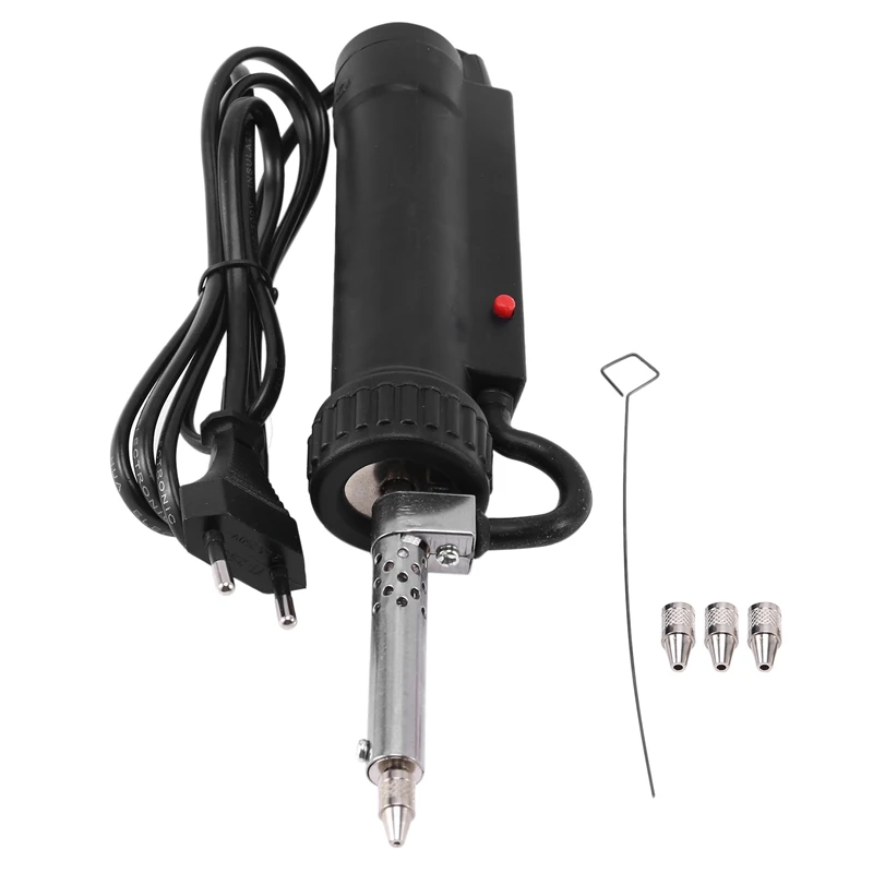 

30W 220V Electric Vacuum Solder Sucker Desoldering Pump Iron Tool Soldering Tools Automatic Suction Tin Tools Eu Plug