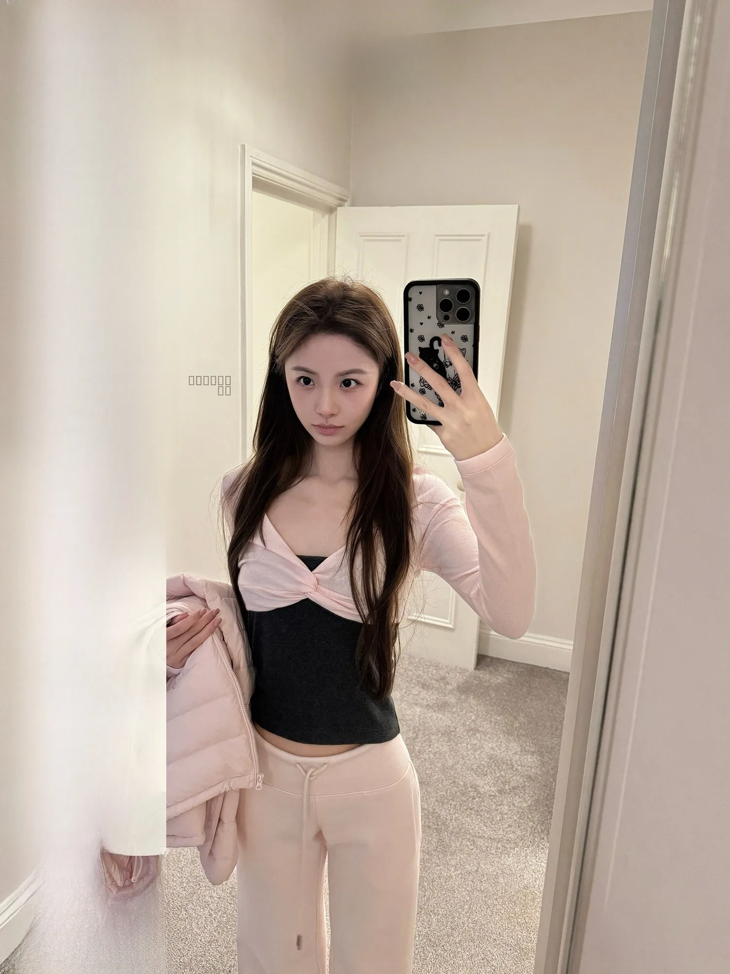 

YUYUREAL Fake Two-Piece Tee Top Women's Faion Simple Sle Long Sve ort Length Slim Fit T-irt Other Material 00%