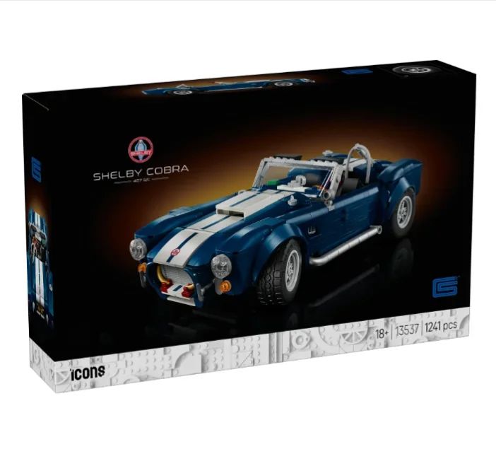 1241 قطعة كوبرا سيارة بنة مجموعة متوافق 10357 سيارة فنية لتقوم بها بنفسك نموذج سيارة الطوب عرض لعب لصبي هدايا عيد