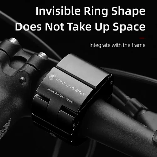 Imagen 2 del producto Soporte para teléfono móvil de bicicleta, aleación de aluminio en forma de anillo, accesorios de soporte de navegación para bicicleta de montaña MTB