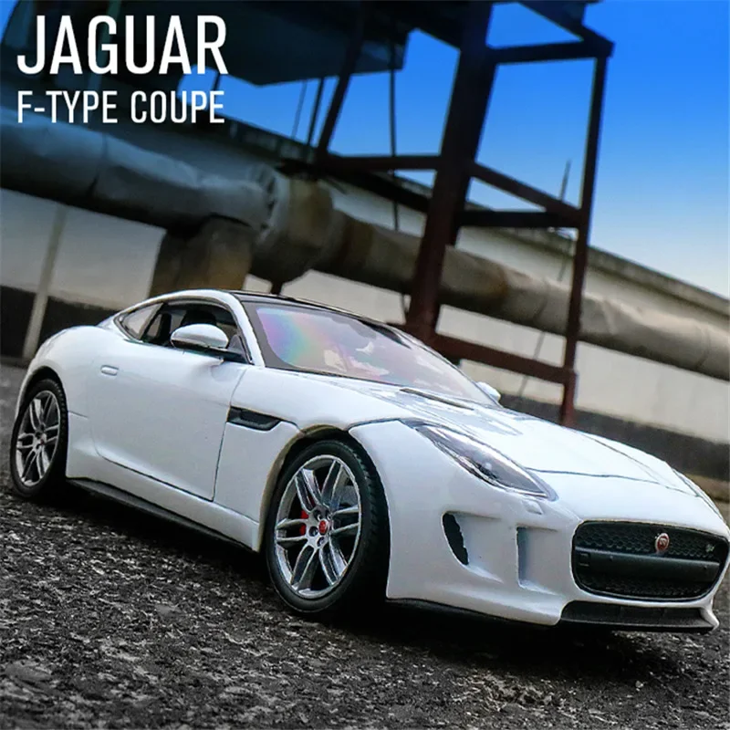 WELLY 1:24 JAGUAR F-Type Coupe High Simulation Model Toy Car Metal Alloy Classical Car Diecast Vehicle Gifts Collection B169