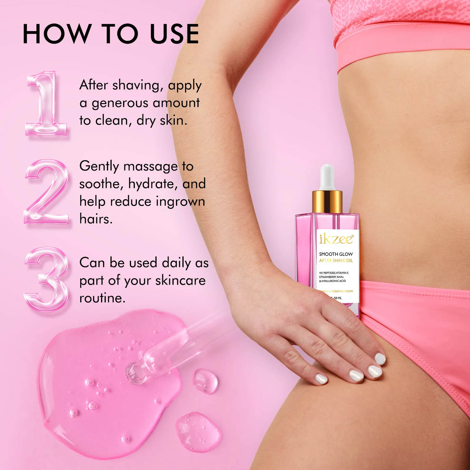 脱毛後、肌の深い保湿ケア、プライベート脱毛、脇の脱毛