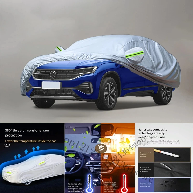 

For TAYRON-GTE-Auto Anti snow Anti dust Anti-uv Anti peeling paint And Anti Rainwater 210t car cover Car cover protection