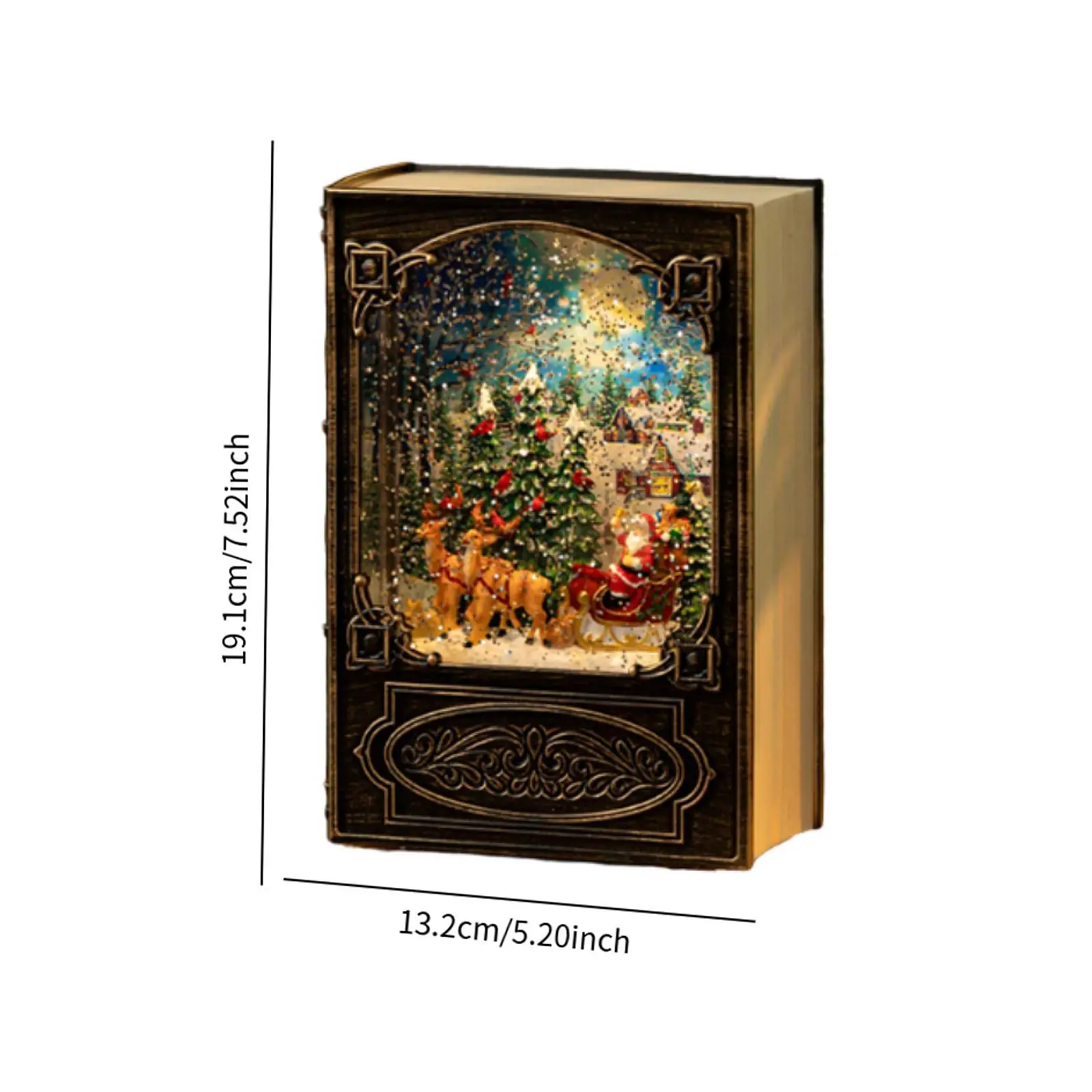 music-box-decoration-mini-book-musical-snow-globe-for-house-outdoor-garden