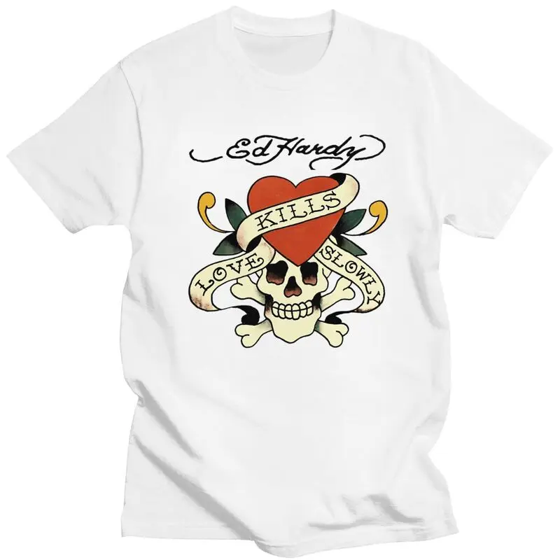 Custom Cool Love Kills Slowly Hardys T Shirt Men Short Sleeve Soft Cotton T-shirt Casual Tees Graphic Tshirt