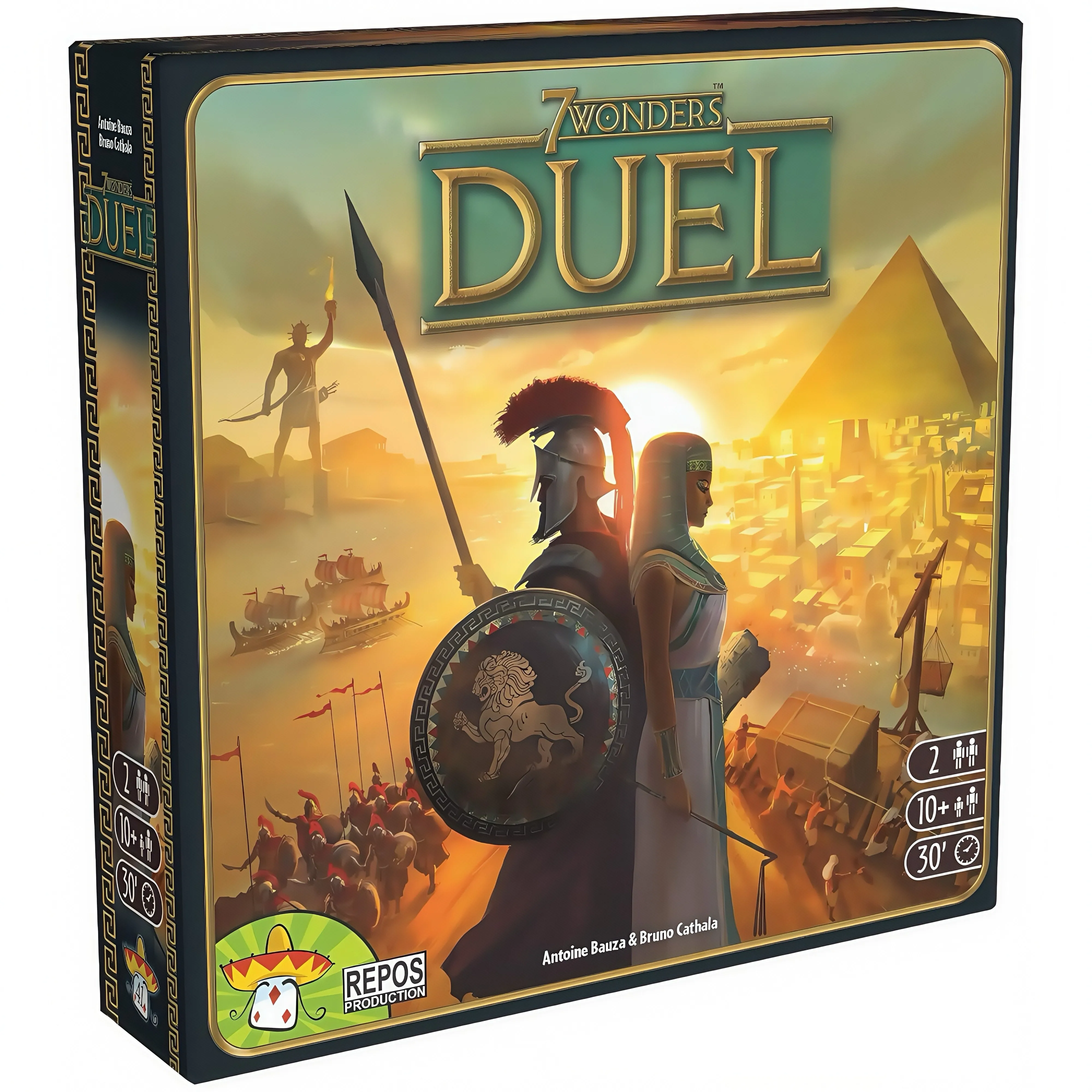 

Настольная игра Seven Wonders Duel — интенсивный боевой набор для двух игроков в древних временх! Стратегическая игра, подходящая для детей.