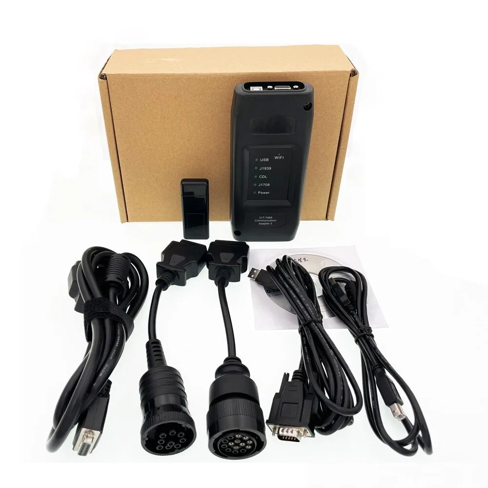 2019a 2022a 2023a version Real cat ET3 Adapter ET 3 ET4 USB wifi Version for cat3 Truck Diagnostic Tool With cat et 2019A 2019C