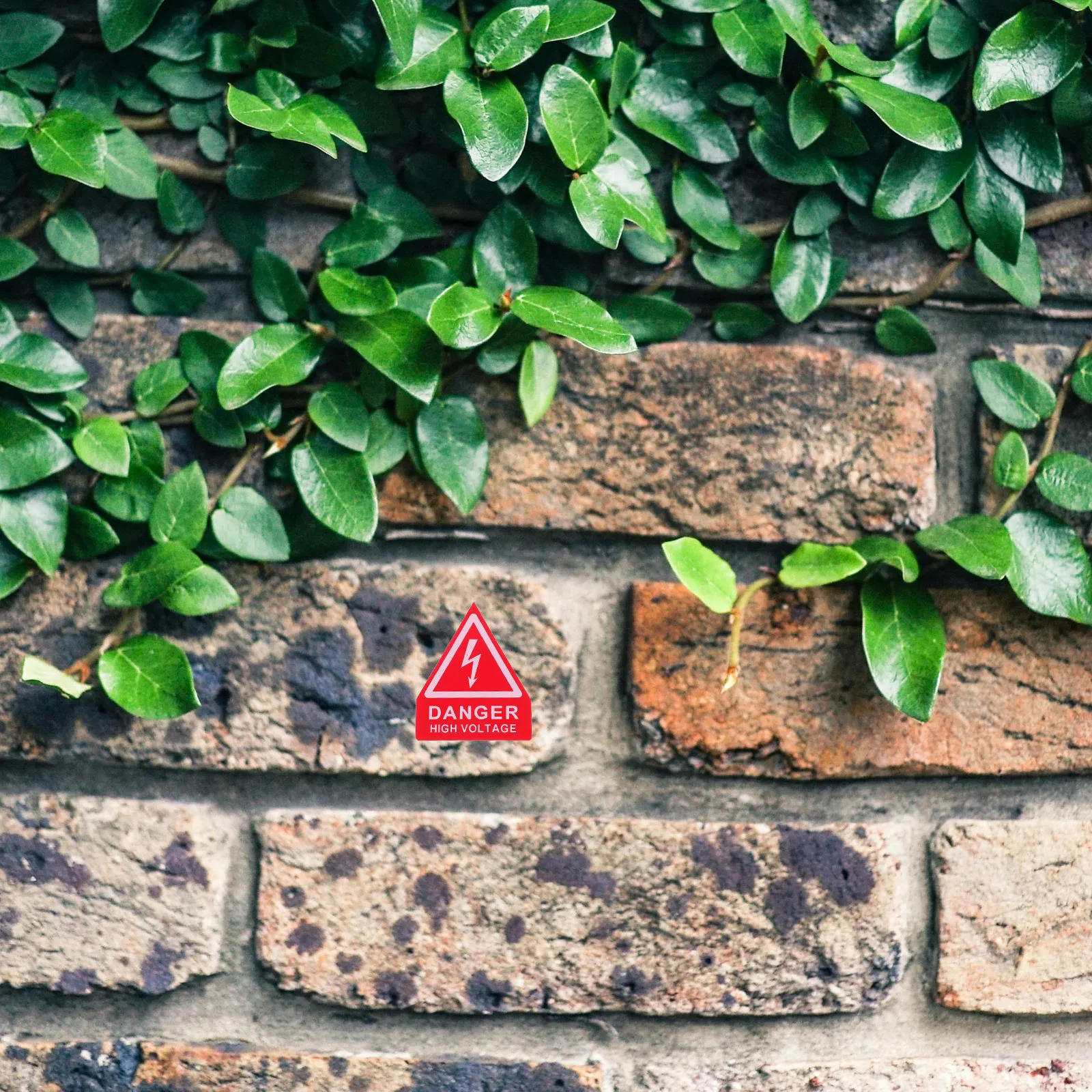 6Pcs Waterproof Danger Sign High Voltage Warning Sticker for Electrical Equipment Safety Caution Yellow Triangle Label Decal