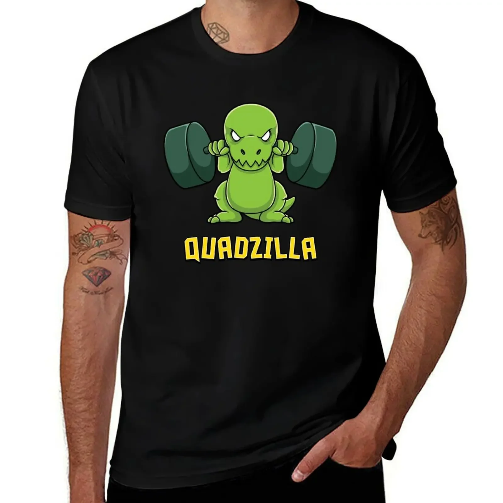 

Cute Dinosaur Gym Workout Quadzilla Gift T-Shirt anime graphic tee shirt sublime mens t shirt