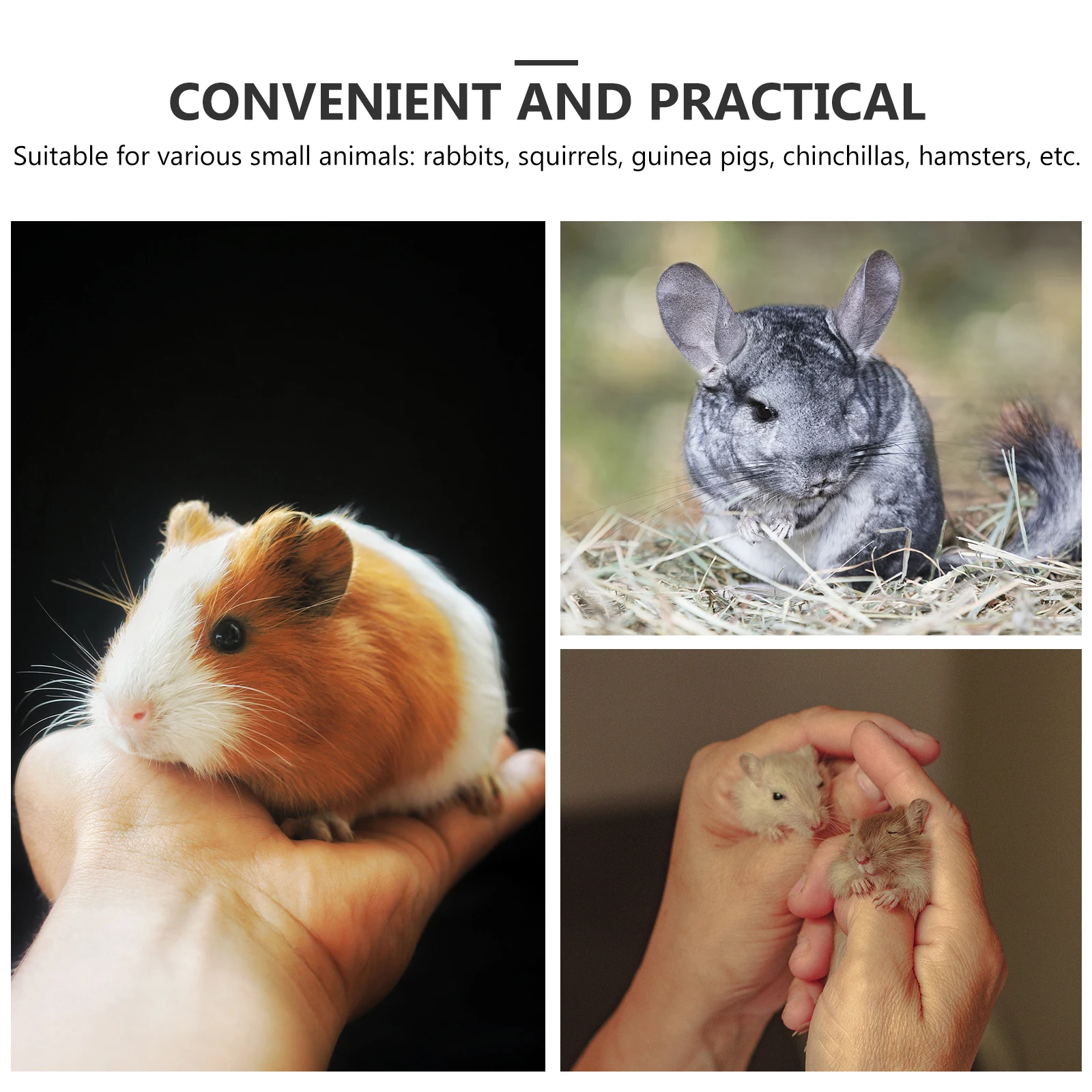 

Rabbit Squirrel Pets Bottle Hamster Water Feeder 500ml Stainless Steel Rolling Ball Cage Pet Hamster Water Holder Bottle