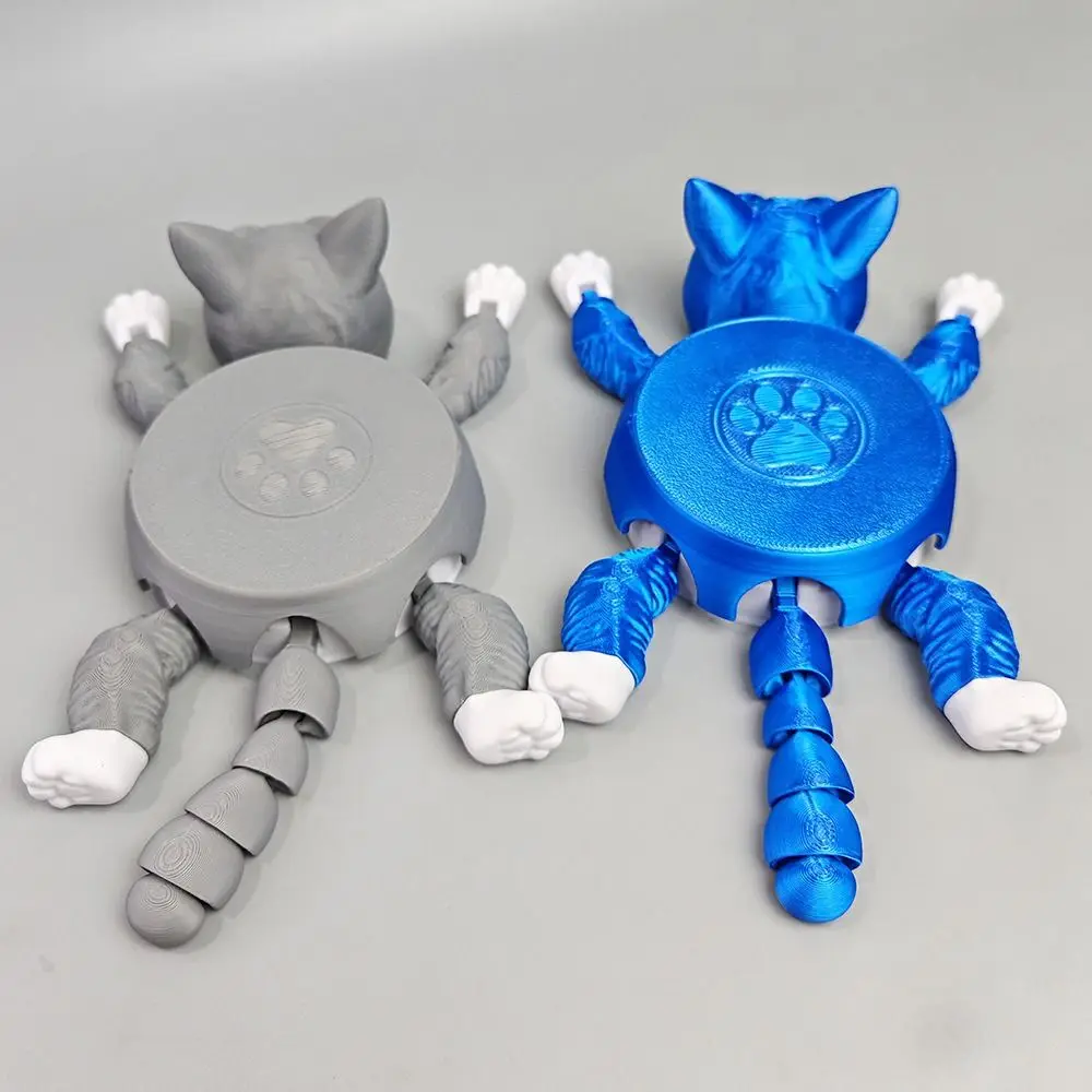 

Crossed Legs&Staring Eyes Panicked Cat Coaster Press Type Mug Holder Cat Cup Pad Quirky Funny Expression Ornament