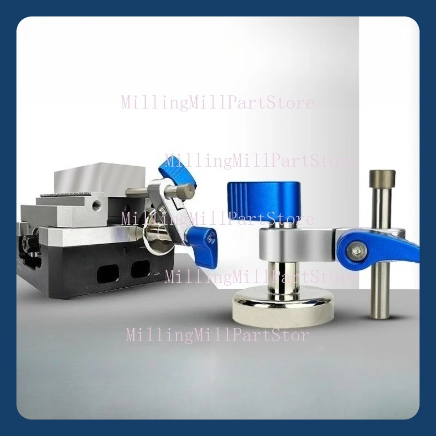Self Centering Vice Vise Magnet Locator Positioner CNC Workpiece Locator Auxiliary Parallel Magnetic Suction Auxiliary Vise Vice