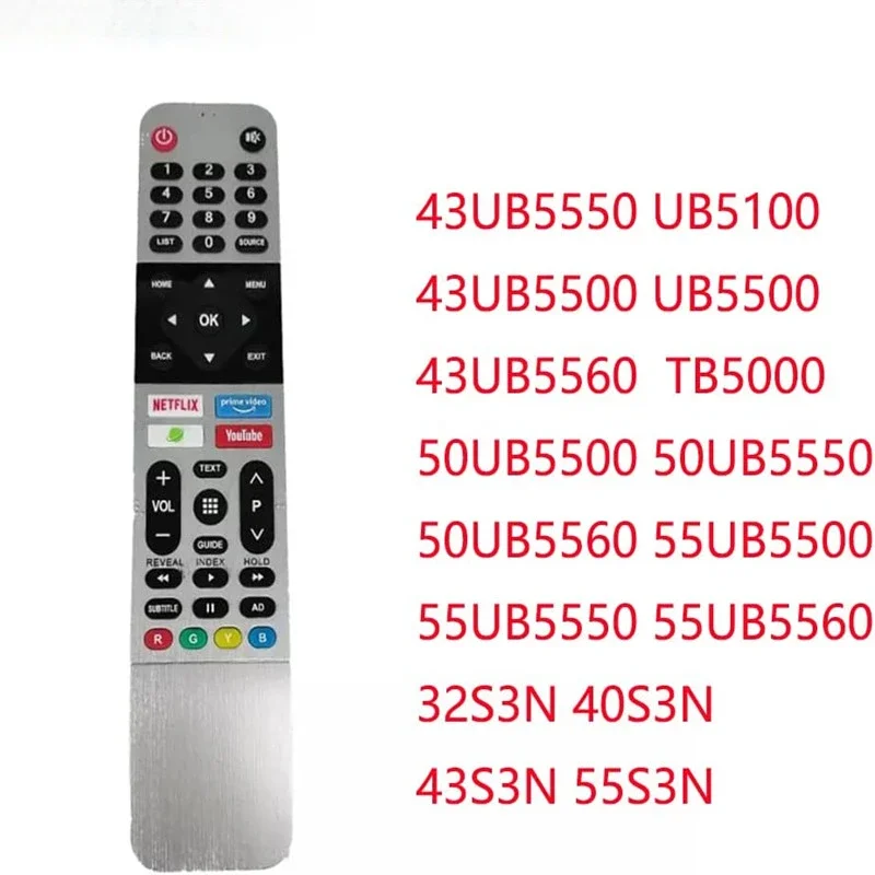 

Remote Control for Skyworth Panasonic Toshiba Kogan Smart LED TV 539C-268935-W000 539C-268920-W010 TB500 Without Voice